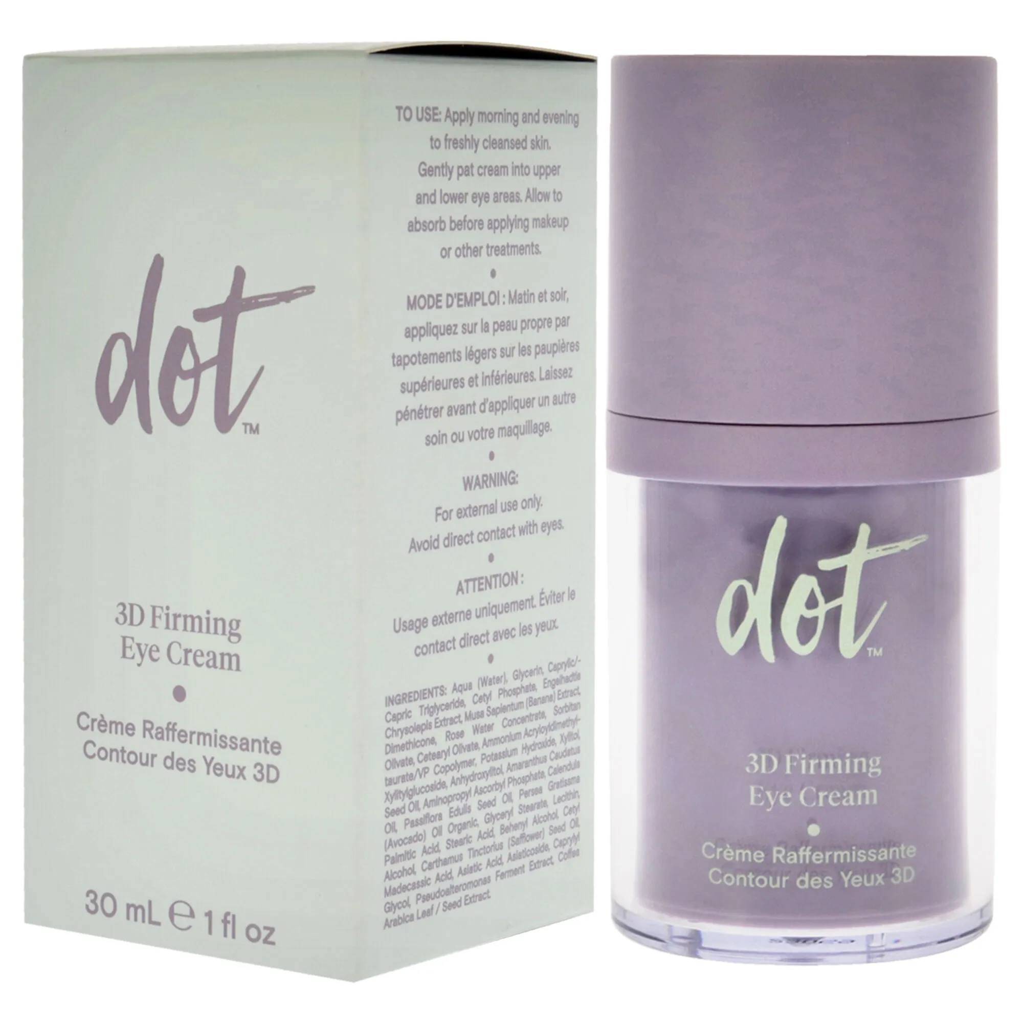 3D Firming Eye Cream by dot for Unisex - 15 ml Cream