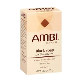 Ambi Skin Care Black Soap With Shea Butter 3.5 Oz