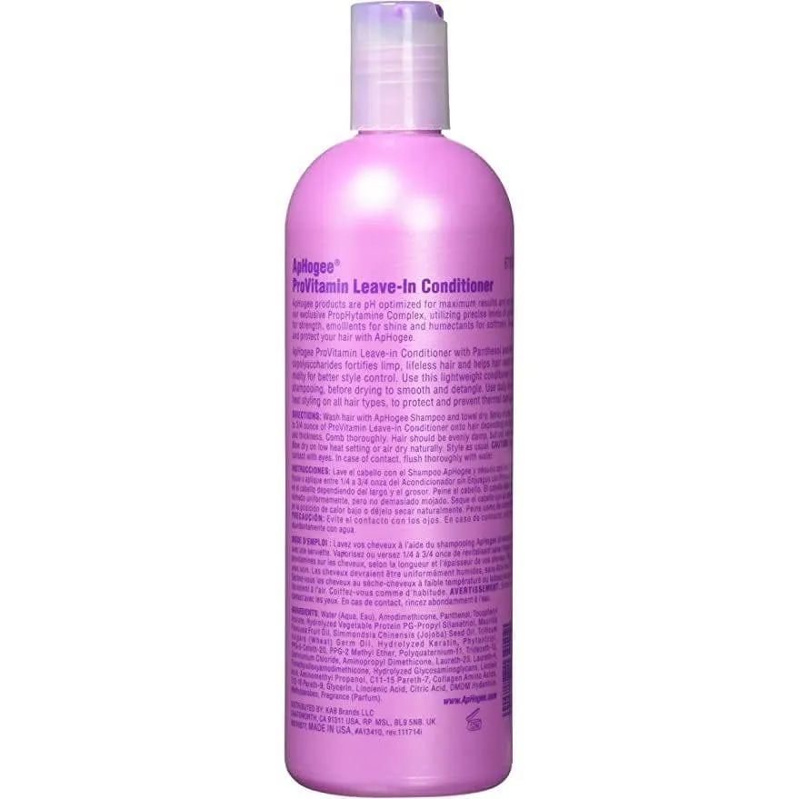 Aphogee Pro Vitamin Leave-In Conditioner 16oz