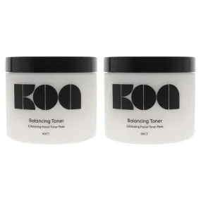 Balancing Toner by KOA for Unisex - 50 Count Toner - Pack of 2