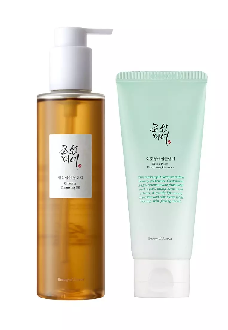 Beauty Of Joseon Beauty Of Joseon Cleansing Oil 210ml + Green Plum Cleanser 100ml