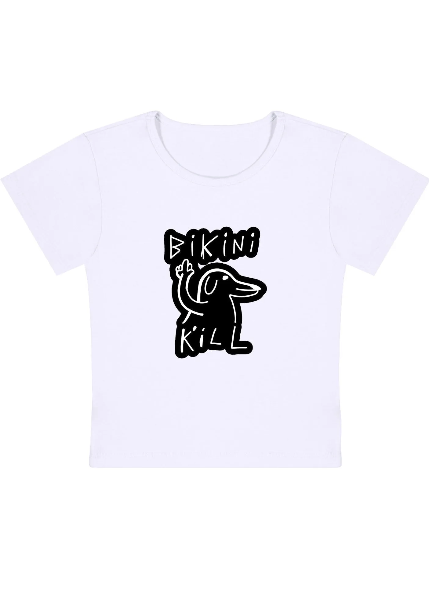 Bikini Kill Y2K Baby Tee