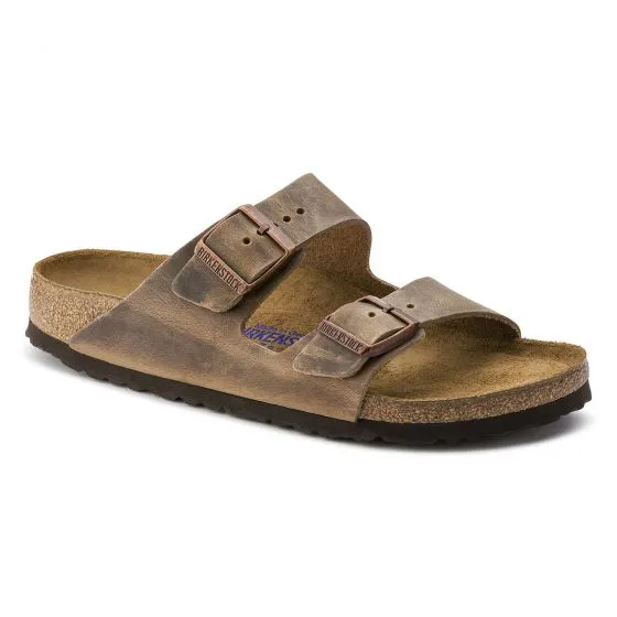 Birkenstock Unisex Arizona Soft Footbed Tobacco Brown Sandals