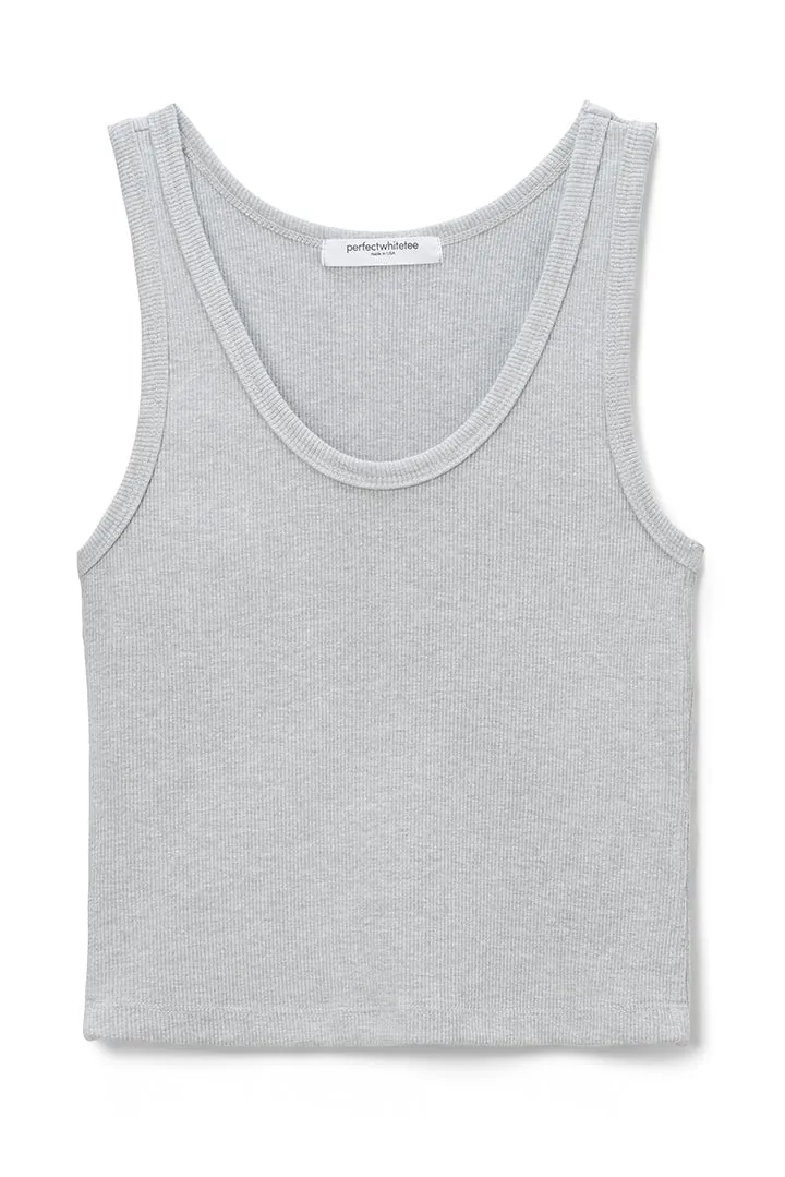 BLONDIE TANK - HEATHER GREY