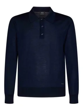 Brioni Cashmere & Silk Polo Shirt