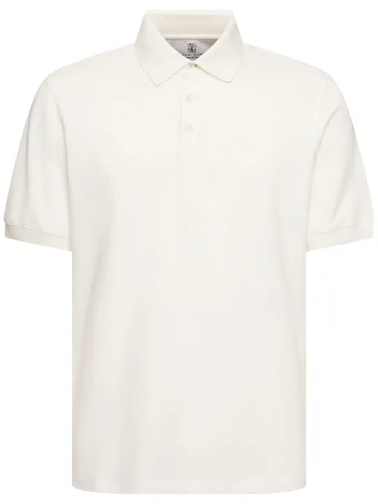 Brunello Cucinelli   Cotton piquet polo 