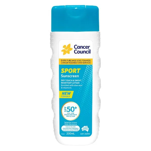 CANCER COUNCIL - Sport Dry Touch Sunscreen SPF50+