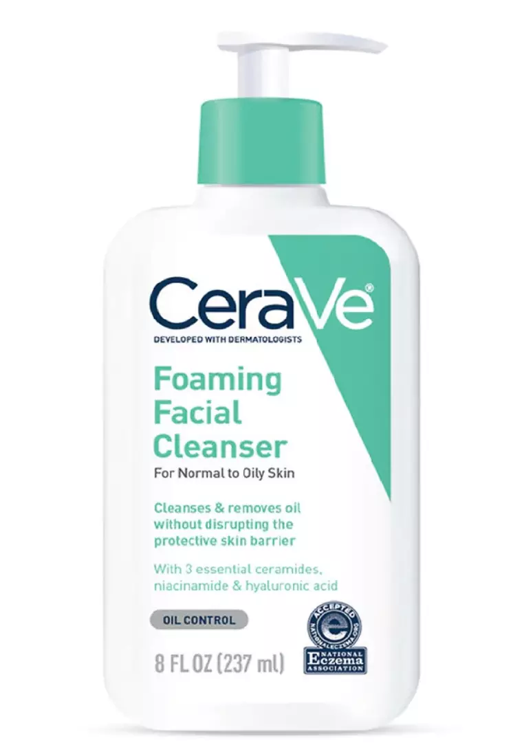 CeraVe Foaming Face Cleanser for Normal to Oily Skin with Ceramides 237ML