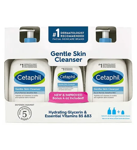 Cetaphil Gentle Skin Cleanser 2 20Oz 4Oz Bonus