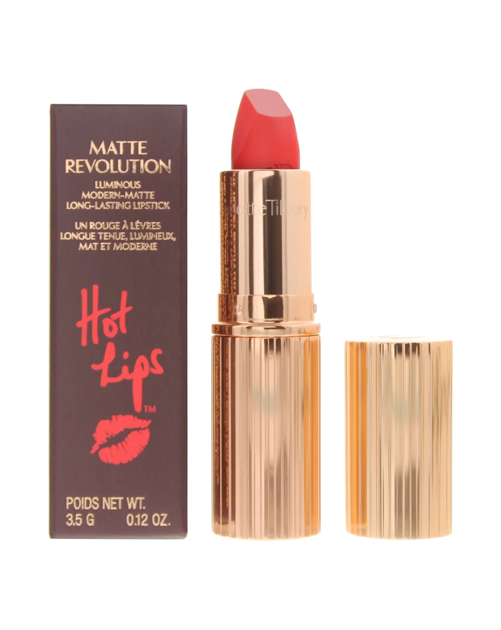 Charlotte Tilbury Matte Revolution Hot Lips Tell Laura Lipstick 3.5g | Simply Be