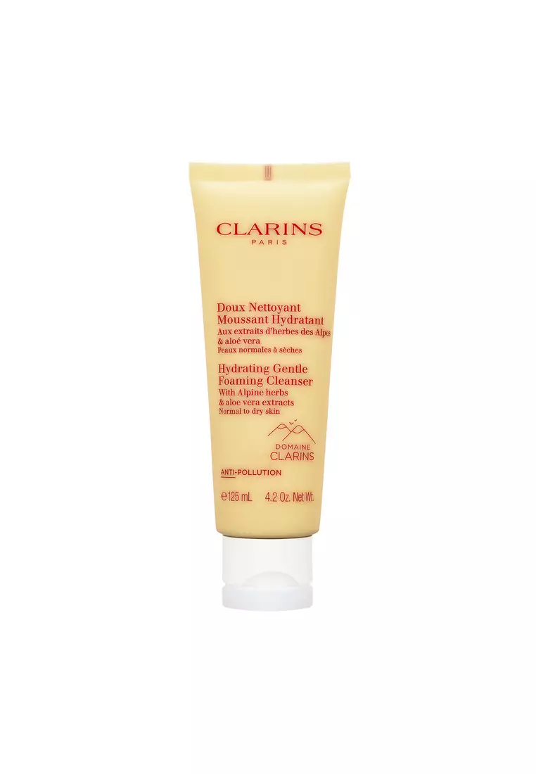 Clarins Clarins Hydrating Gentle Foaming Cleanser Herbs Aloe Vera 125ml,4.2oz Normal-Dry