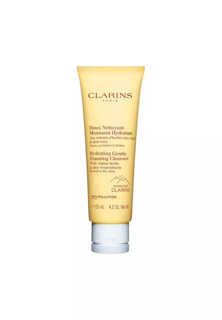 Clarins Clarins Hydrating Gentle Foaming Cleanser Herbs Aloe Vera 125ml,4.2oz Normal-Dry