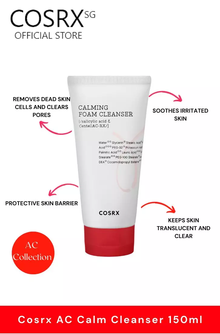 COSRX Cosrx AC Calm Cleanser 150ml(2025.09.26)