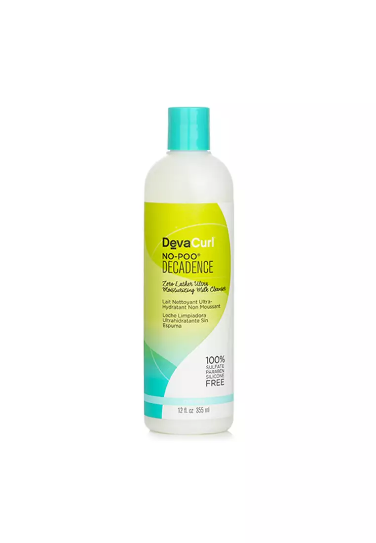 DevaCurl DEVACURL - No-Poo Decadence (Zero Lather Ultra Moisturizing Milk Cleanser - For Super Curly Hair) 355ml/12oz