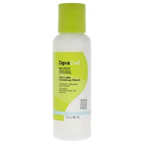 DevaCurl No-Poo Zero Lather Conditioning Cleanser by DevaCurl for Unisex - 3 oz Cleanser