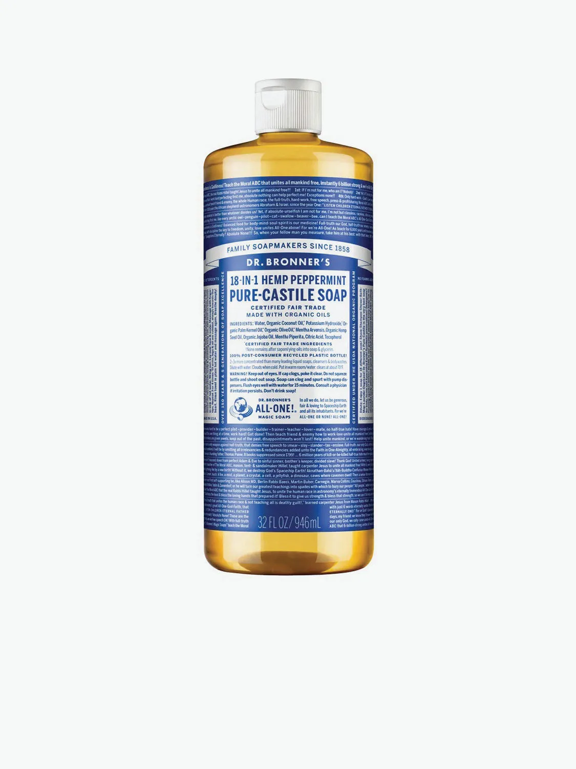 Dr. Bronner's Hand and Body Wash Peppermint