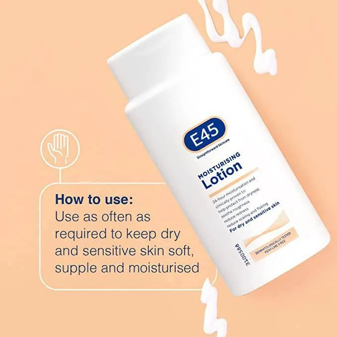 E45 Dry and Sensitive Skin moisturizing Lotion 200ml