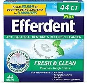 Efferdent Fresh & Clean Denture & Retainer Cleanser 44ct