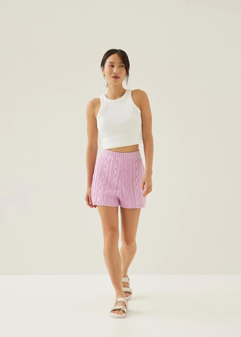 Ellina Elastic Knit Shorts