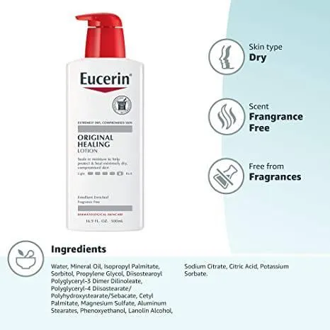 Eucerin Original Healing Lotion 16.9oz