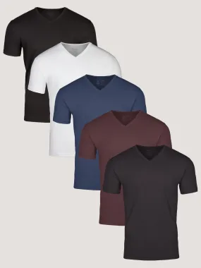 Fall Foundation V-Neck 5-Pack