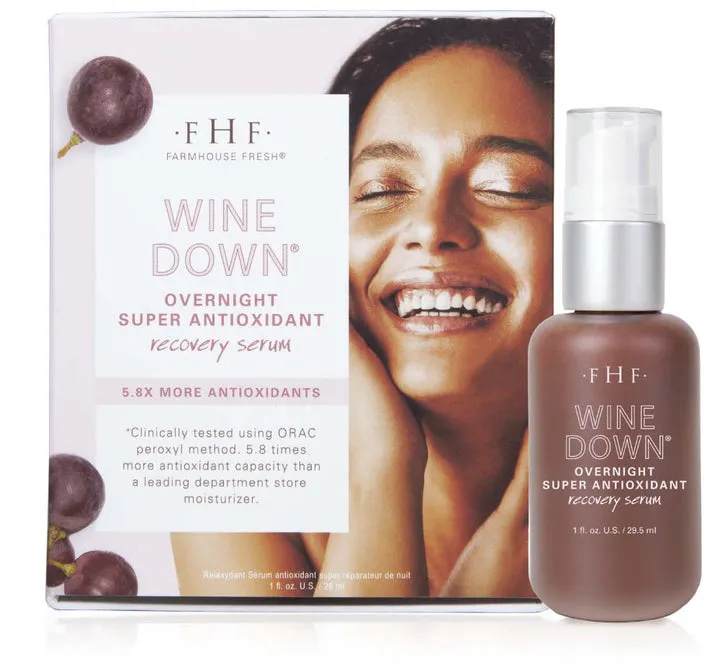 Farmhouse Fresh Wine Down Overnight Super Antioxidant Recovery Serum