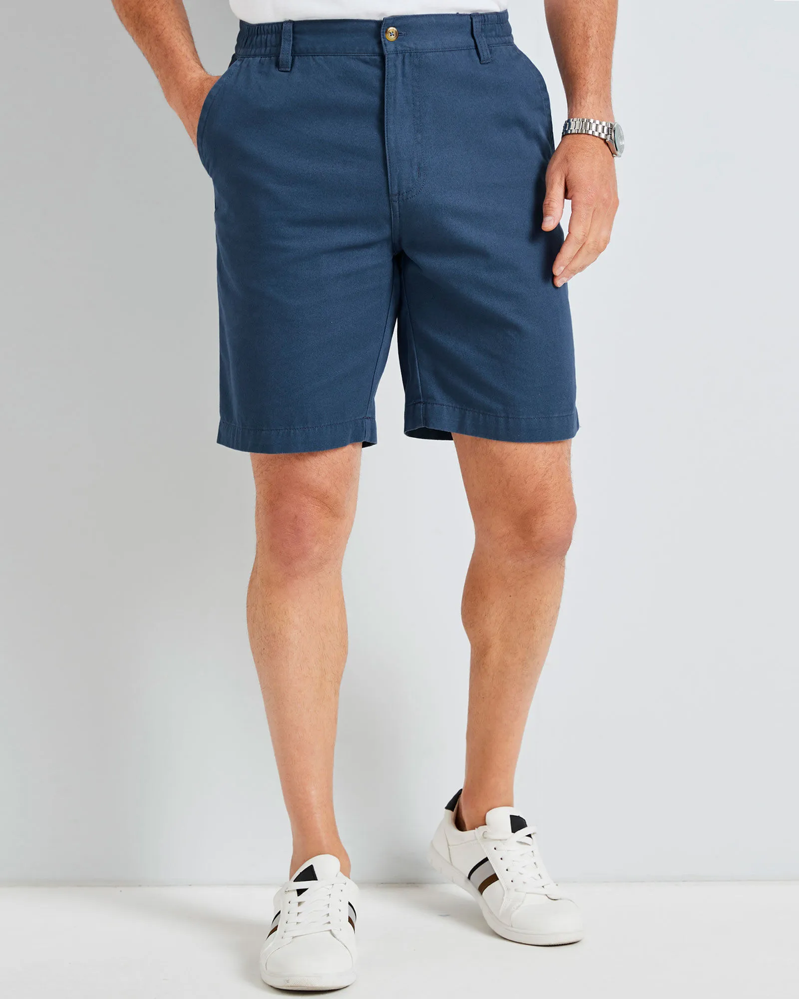 Flat Front Comfort Shorts