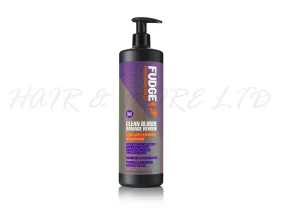 Fudge Professional, Clean Blonde Damage Rewind Violet Toning Shampoo 1L