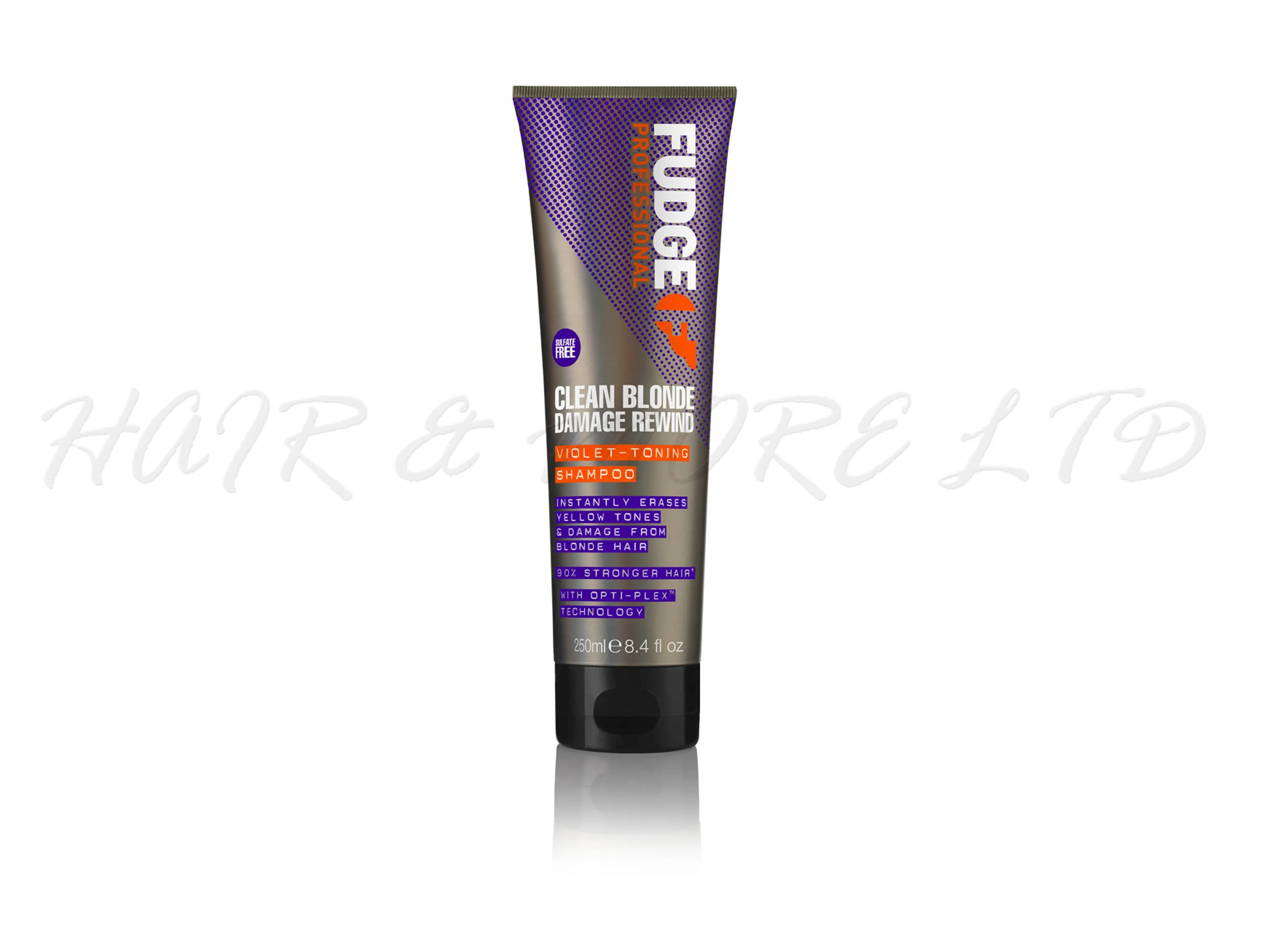 Fudge Professional, Clean Blonde Damage Rewind Violet Toning Shampoo 250ml