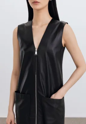 GENTLE    Leather dress  