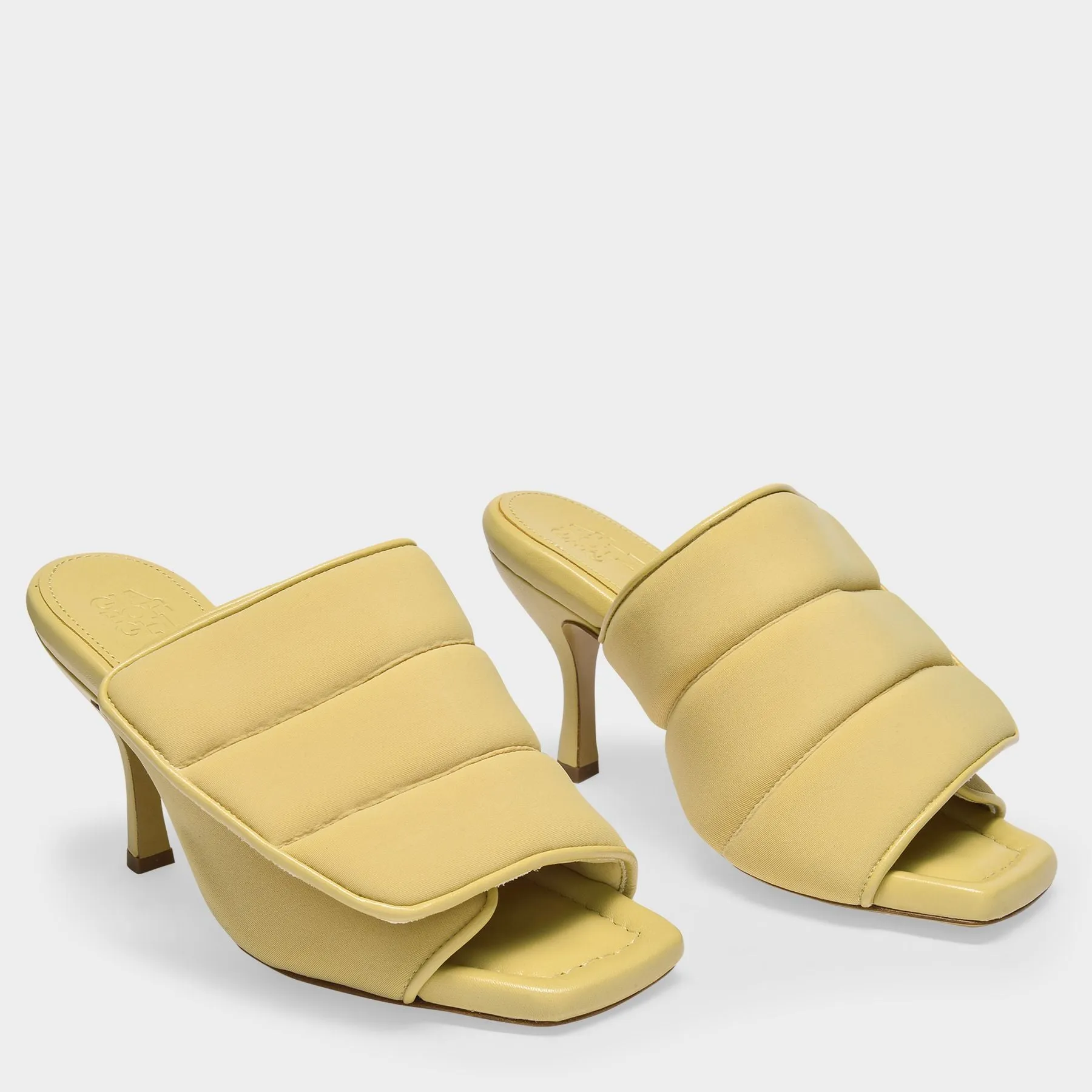 Gia Borghini  Gia 4 M090 Butter Yellow Sandals