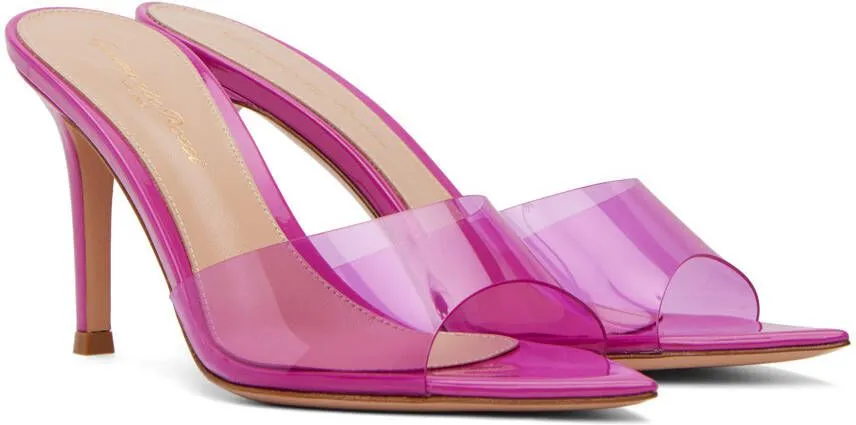 Gianvito Rossi Pink Elle 85 Heeled Sandals