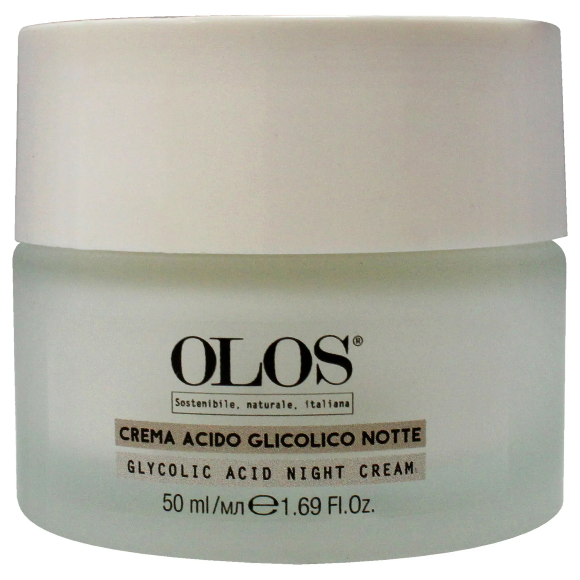 Glycolic Acid Night Cream by Olos for Unisex - 1.7 oz Cream