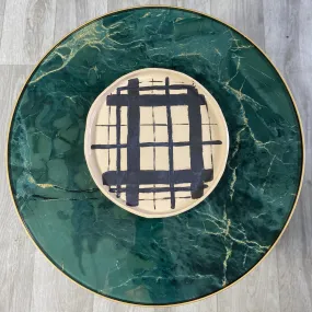 HARLIE BROWN HAND MADE X JEPSONS: BESPOKE COLLECTION - HAND PAINTED SMALL CREAM PLATE