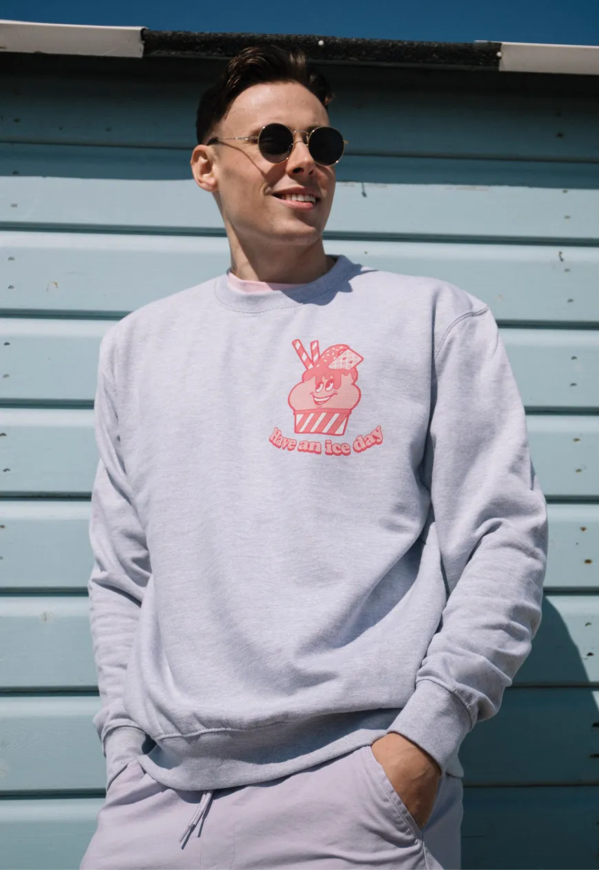 Have An Ice Day Men's Ice Cream Graphic Sweatshirt