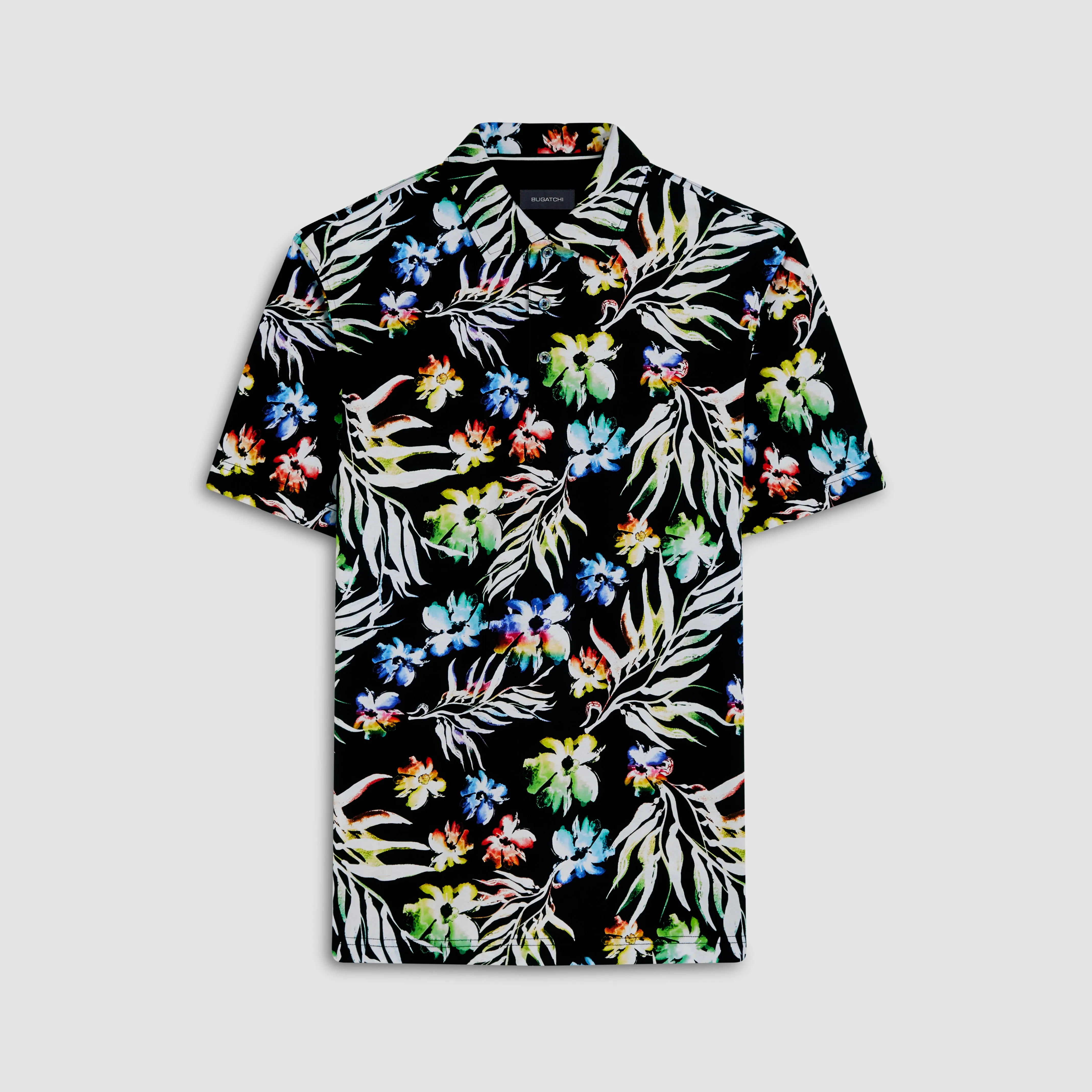 Hendrix Floral Print Polo Shirt