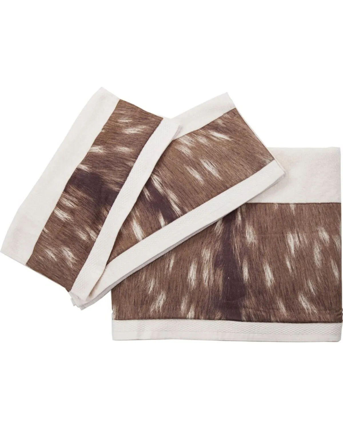 HiEnd Accents Huntsman Axis Cream Hand Towel Set