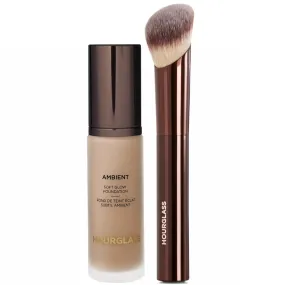 Hourglass Soft Glow Foundation and Soft Glow Foundation Brush Bundle 30ml (Various Shades) - 7.5