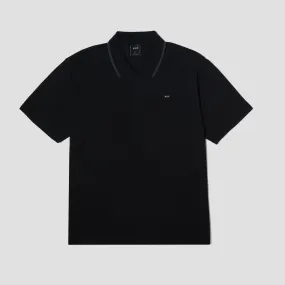 HUF Set Shortsleeve Polo Black