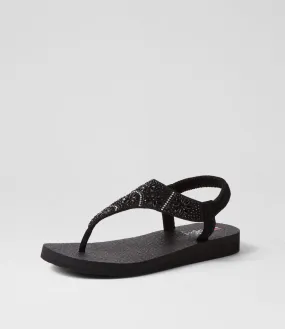 I LOVE BILLY Danniel Black Multi Sandals