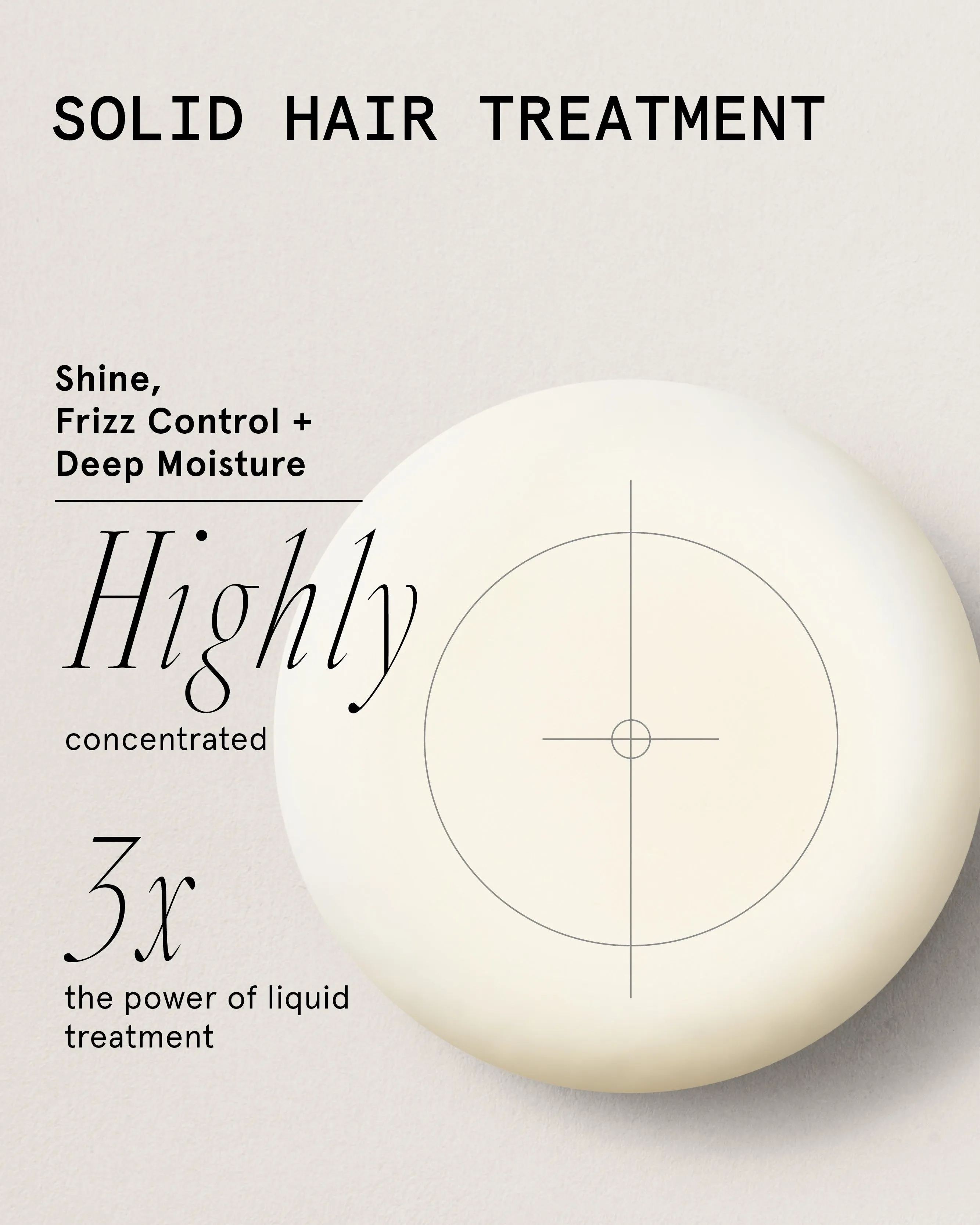 Instant Shine + Anti Frizz Hair Serum Treatment Bar