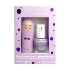 Inuwet Lip Balm Nail Polish Duo - Purple  - Clement