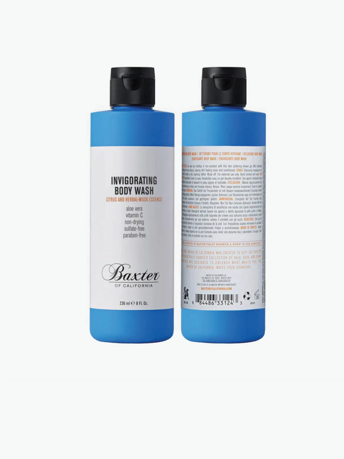 Invigorating Body Wash Citrus and Herbal Musk