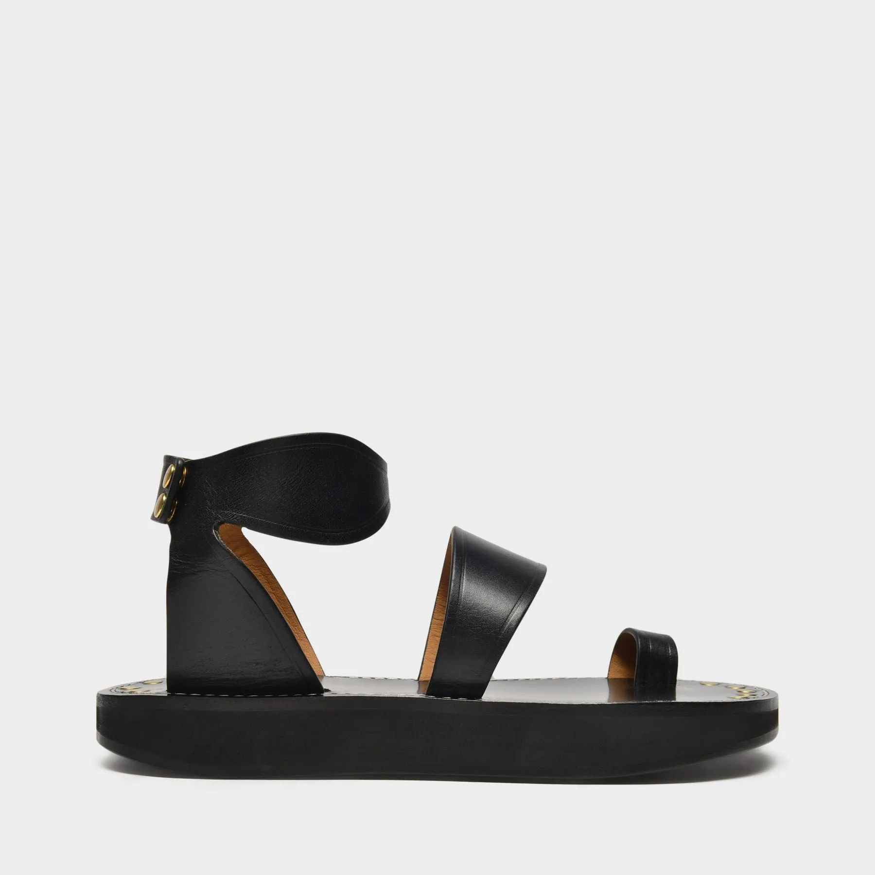 Isabel Marant  Nersee Sandals in Black Leather