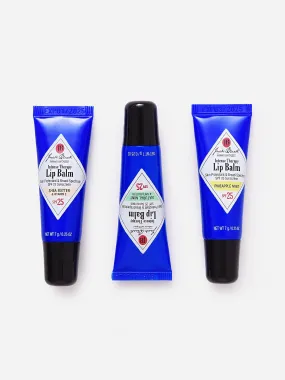     JACK BLACK  Intense Therapy SPF 25 Lip Balm Trio    