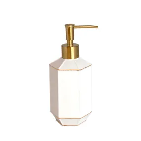 J.Queen New York St. Honore Lotion Dispenser White