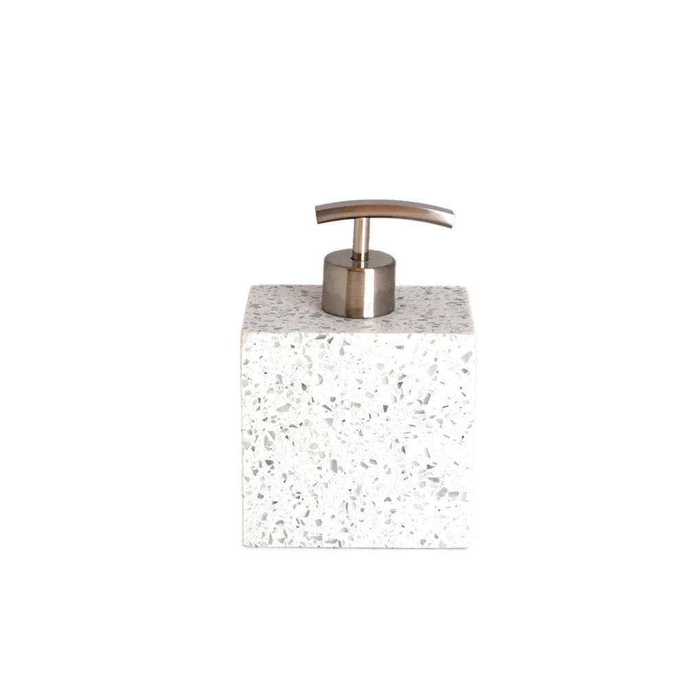 J.Queen New York Terrazo Lotion Dispenser Light Grey