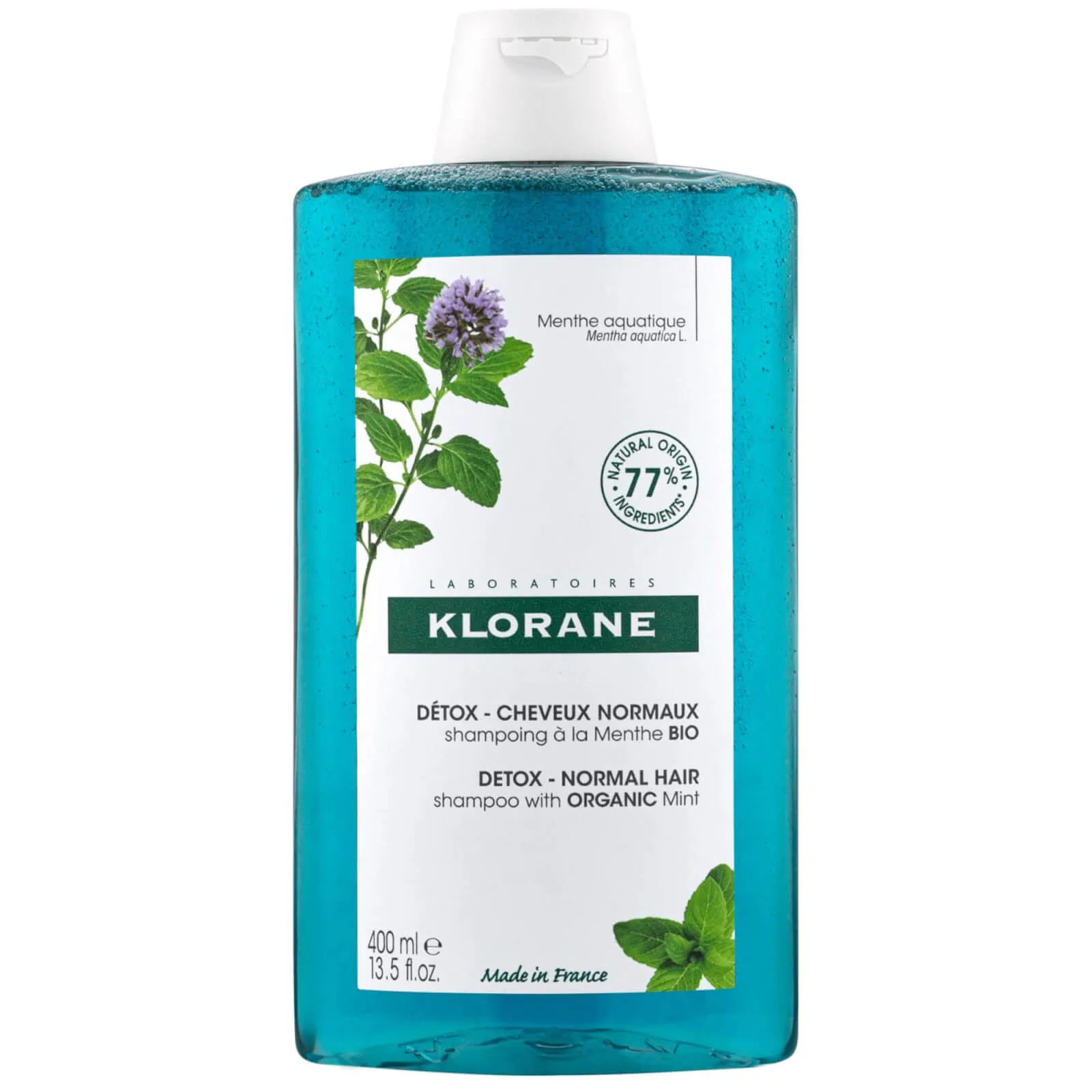 KLORANE Detox Shampoo with Aquatic Mint 400ml