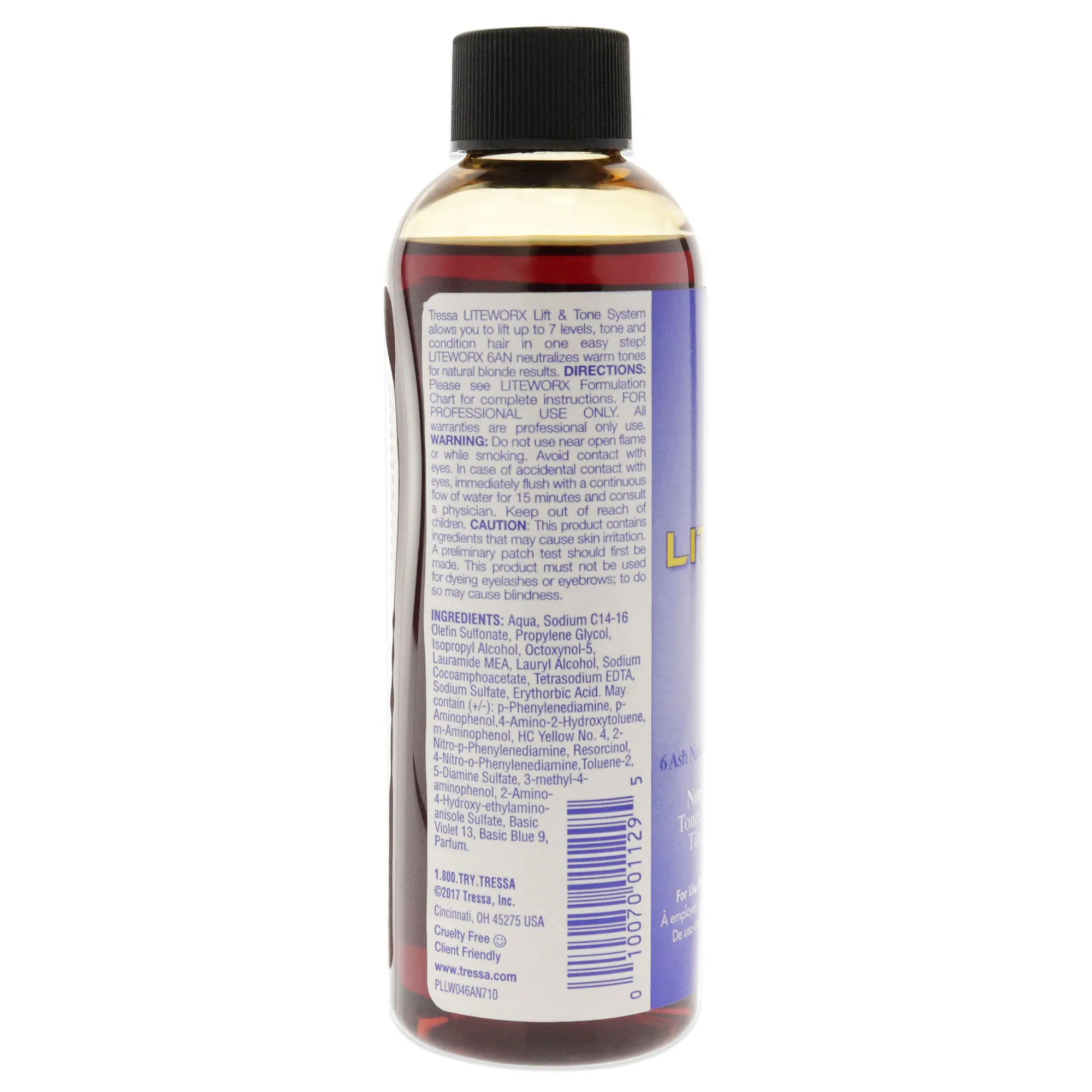 Liteworx Toner - 6AN Ash Natural by Tressa for Unisex - 4 oz Toner