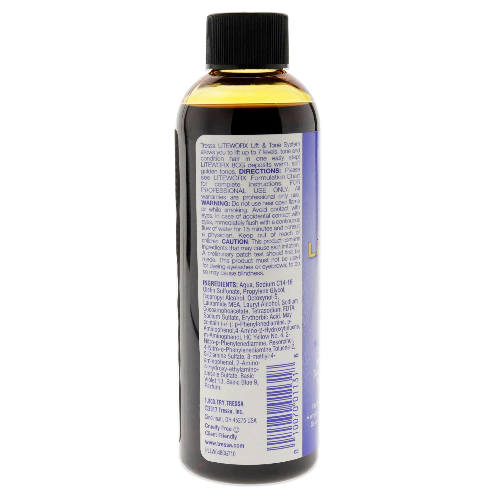 Liteworx Toner - 8CG Copper Gold by Tressa for Unisex - 4 oz Toner